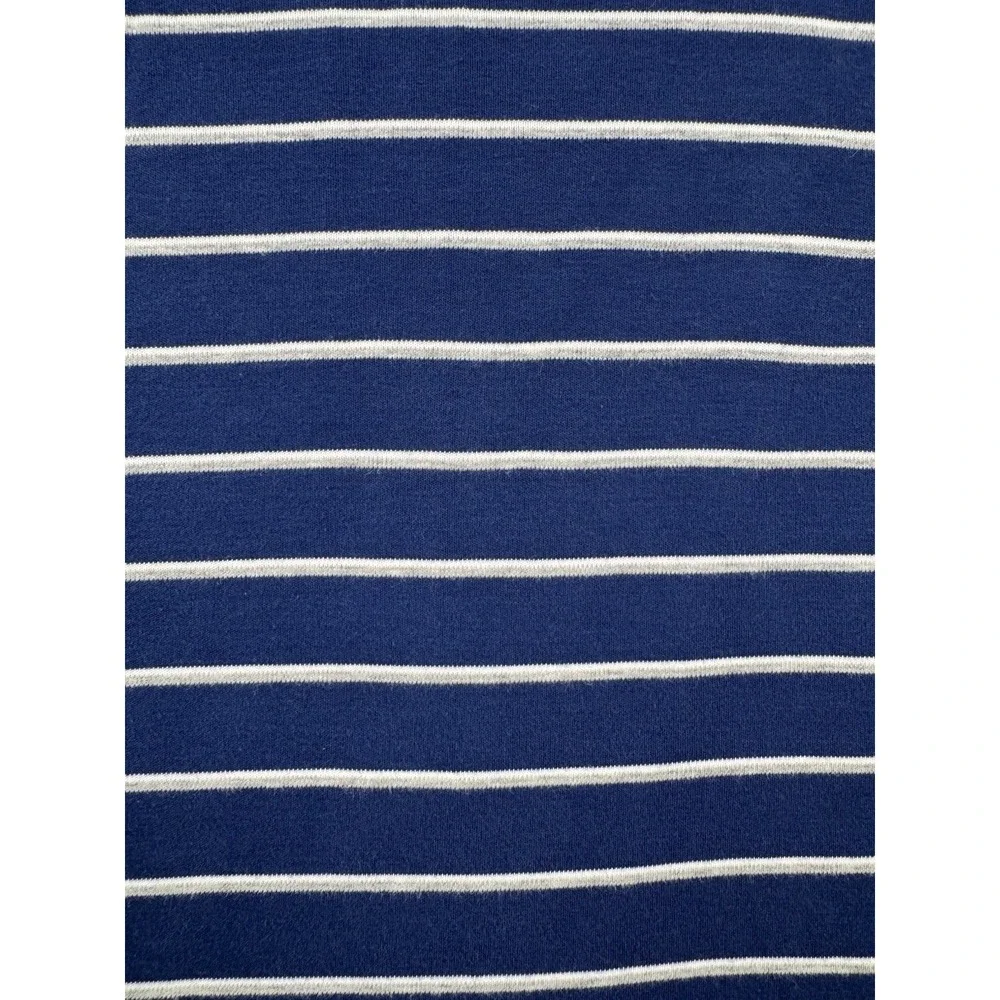 Polo Ralph Lauren Mens XL Blue Striped Polo Shirt Classic‎ Fit Short Sleeve